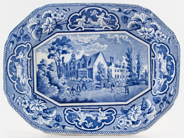 Meat Dish or Platter Sidney Sussex College c1825